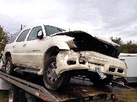 03 Cadillac escalade wrecked front end damage
