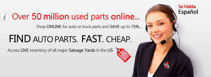 
      Over 50 million used auto parts online. Shop online for auto and truck parts and save up to 75%
   